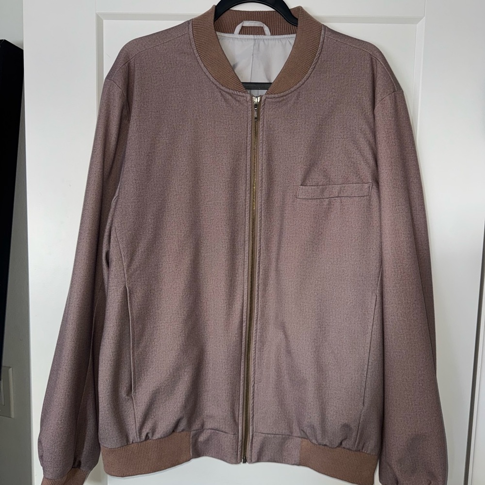 Topman Light Pink Bomber Jacket